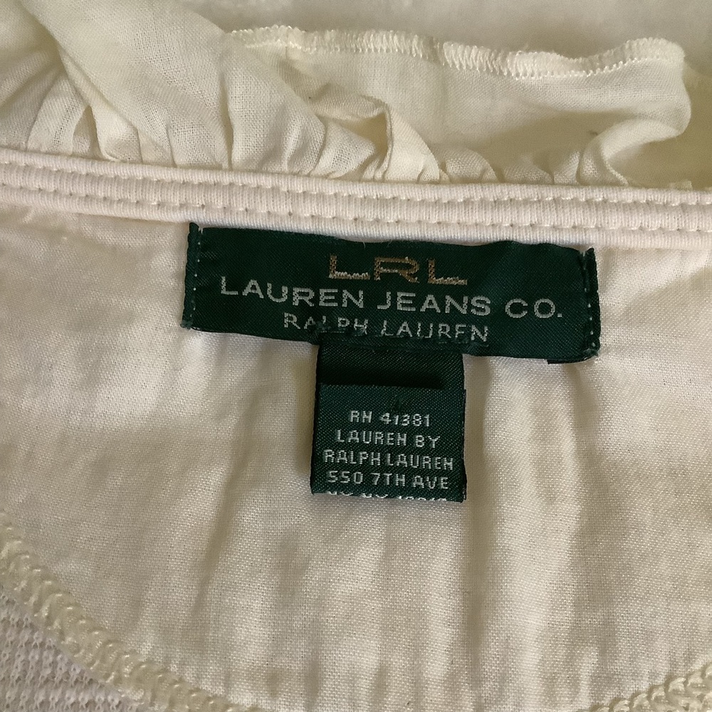 Ralph Lauren Cream Top - Picture 13 of 14